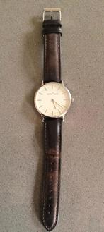 Fijn Zwitsers dameshorloge Manfred Cracco, Handtassen en Accessoires, Horloges | Dames, Leer, Staal, Polshorloge, Zo goed als nieuw