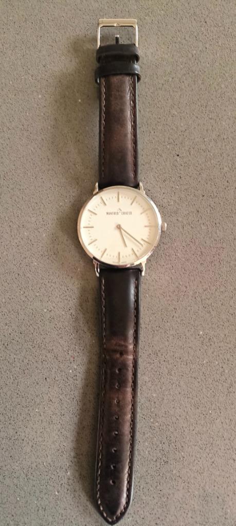 Fijn Zwitsers dameshorloge Manfred Cracco, Handtassen en Accessoires, Horloges | Dames, Zo goed als nieuw, Polshorloge, Overige merken