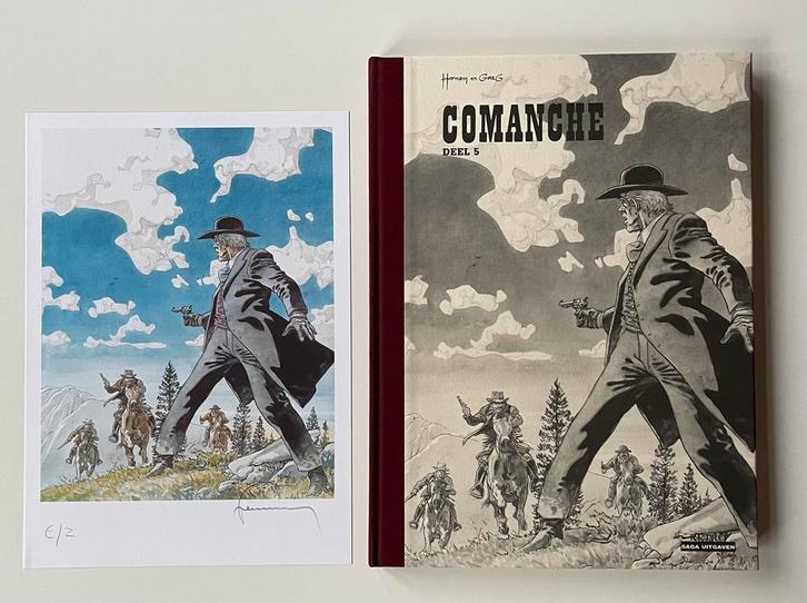 Comanche Luxe retro 5 auteursex gesigneerd E/Z, Boeken, Stripverhalen, Ophalen of Verzenden