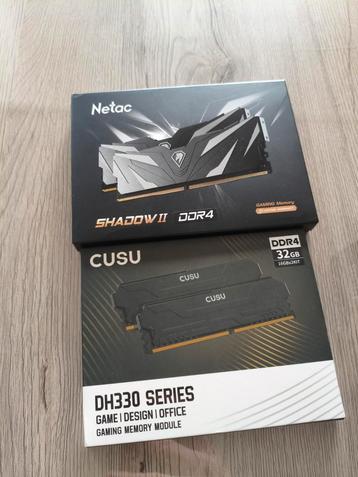 2 sets ddr4 3200mhz cl16 beschikbaar voor biedingen