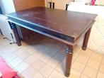 Massief houten tafel, Huis en Inrichting, Tafels | Eettafels, Ophalen, Gebruikt