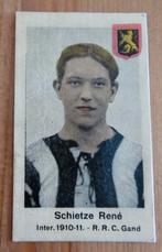 Années 1930 (avant le panini) René Schietze Royal Racing Clu, Enlèvement ou Envoi, Comme neuf, Image