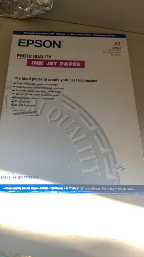 Ilfojet transparant en Epson foto print papier inkjet a4 a3, Audio, Tv en Foto, Fotografie | Fotopapier, Nieuw, Ophalen of Verzenden
