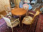 antieke stoelen en tafel, Ophalen