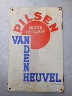 Emaille bord bières / Pilsen  Vanden Heuvel 1939, Verzamelen, Merken en Reclamevoorwerpen, Gebruikt, Ophalen of Verzenden