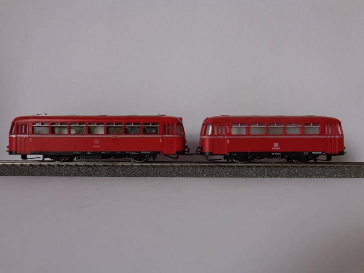Marklin ho DB Railbus 3016 + Remorque avec éclairage., Hobby en Vrije tijd, Modeltreinen | H0, Gebruikt, Locomotief, Märklin, Ophalen of Verzenden