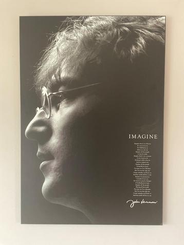John Lennon « Imagine » - impression sur carton compact - 90, Enlèvement, Comme neuf