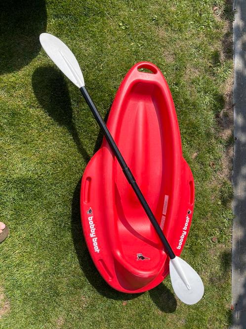 Bobby boat BIG kinder kano kajak inclusief peddel, Watersport en Boten, Kano's, Zo goed als nieuw, Kajak, Ophalen