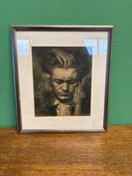 Lithographie ancienne 'The Whisperer' signée, Enlèvement ou Envoi