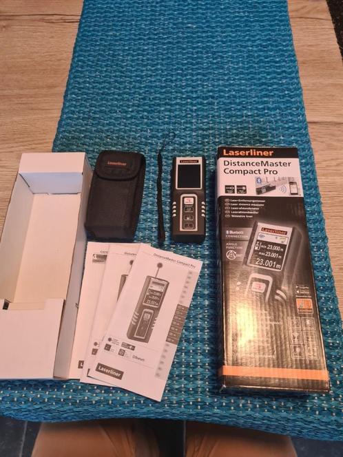 Laserliner DistanceMaster Compact Pro - Laser afstandsmeter, Doe-het-zelf en Bouw, Meetapparatuur, Zo goed als nieuw, Afstand