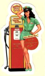 Pinup Girl Service Station sticker #156, Verzenden, Nieuw