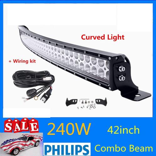 Led bar gebogen 240w nieuw!, Auto diversen, Tuning en Styling, Ophalen of Verzenden