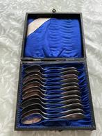 Set van 12 zilveren dessertlepels, vintage uit 1930., Huis en Inrichting, Keuken | Bestek, Ophalen, Nieuw, Zilver, Bestekset