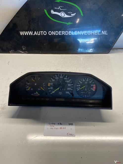 Mercedes W124 2.3 1987 Km Tellerklok, Auto-onderdelen, Dashboard en Schakelaars, Gebruikt, Ophalen of Verzenden