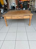 Grote salontafel van massief grenen, Ophalen, Zo goed als nieuw, Grenenhout