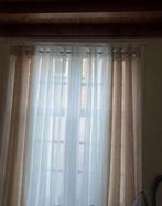 Gordijnen + vitrage, Huis en Inrichting, Stoffering | Gordijnen en Lamellen, Ophalen, Nieuw, Crème