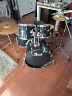 Pearl forum drumstel + professionele cymbalen set in zgst, Ophalen, Zo goed als nieuw