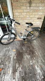 FLYER damesfiets, grijs met een MOTOR probleem, Batterij ok, Fietsen en Brommers, Gebruikt, 47 tot 51 cm, 30 tot 50 km per accu