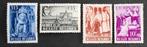België: OBP 773/76 ** Abdij van Achel 1948., Postzegels en Munten, Postzegels | Europa | België, Ophalen of Verzenden, Orginele gom