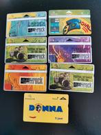 7 telefoonkaarten, thema muziekfestivals, radio, Ophalen of Verzenden