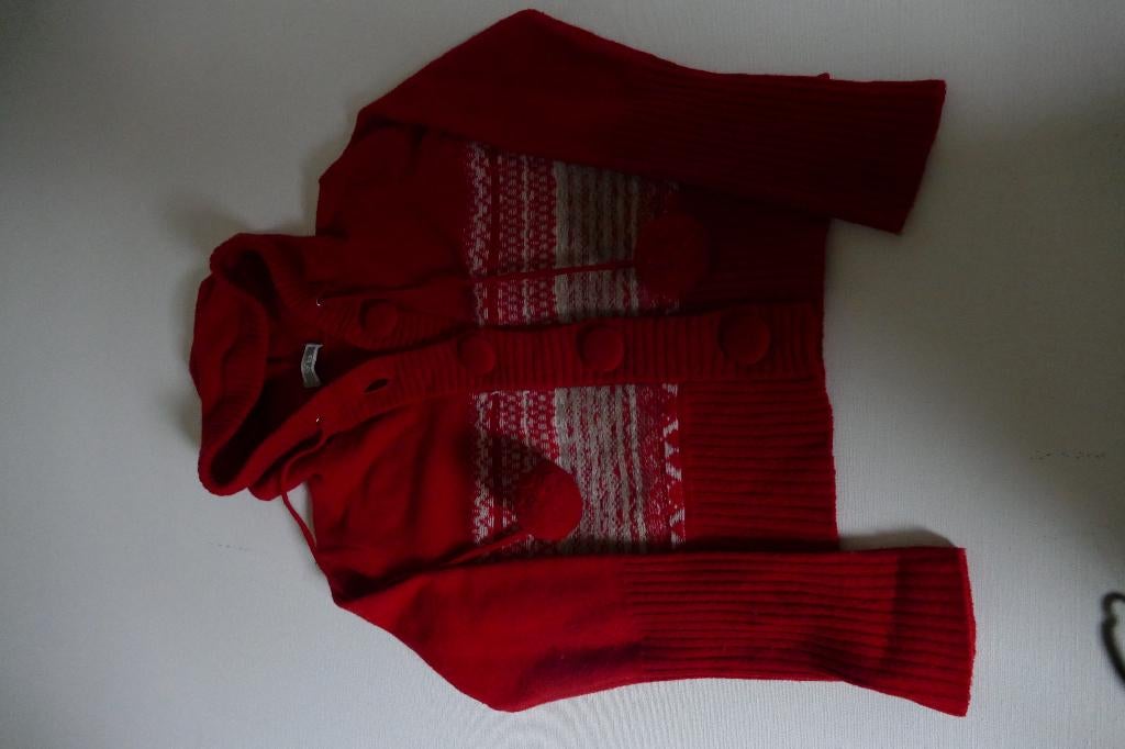 gilet: AP by Bruphils: small, Vêtements | Femmes, Pulls & Gilets, Comme neuf, Taille 36 (S), Rouge, Enlèvement ou Envoi