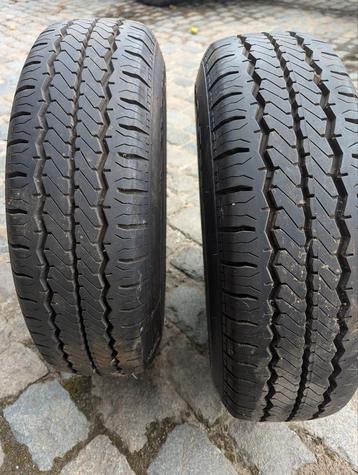2x Hankook 195/75R14C op velg beschikbaar voor biedingen