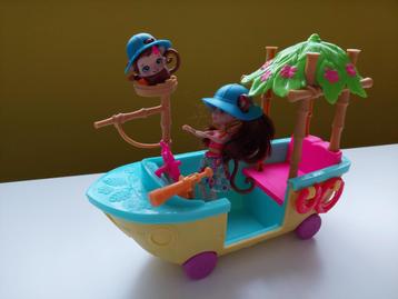 Enchantimals jungleboot + pop beschikbaar voor biedingen