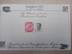 Herdenkingsvelletje België 90 lot 984, Postzegels en Munten, Postzegels | Europa | België, Ophalen of Verzenden