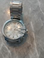 Horloge Diesel zilver of zwart NIEUW, Handtassen en Accessoires, Horloges | Heren, Ophalen of Verzenden, Nieuw, Zilver