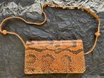Sac à main en peau de serpent et cuir vintage, Ophalen of Verzenden, Gebruikt, Handtas