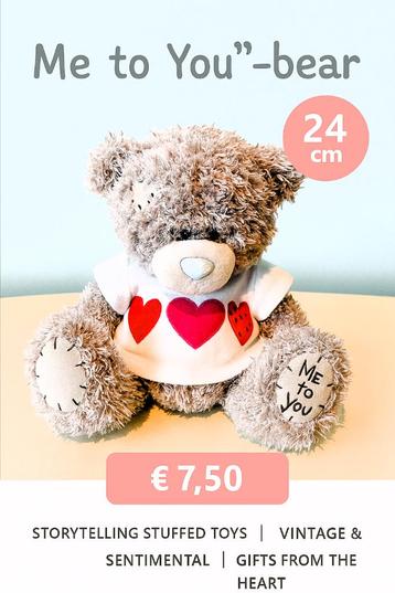  Liefdevolle “Me to You” beer 24 cm vol hartjes. beschikbaar voor biedingen