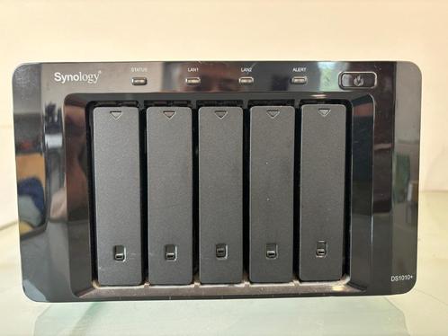 Synology DS1010+ 2x 1,6 GHz NAS-diskstation van 1 GB + 5 x 2, Computers en Software, Servers, Gebruikt, Minder dan 2 Ghz, Minder dan 4 GB