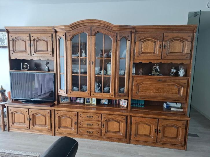 wandkast, Huis en Inrichting, Kasten | Wandmeubels, Gebruikt, 200 cm of meer, 300 cm of meer, 25 tot 50 cm, Met lade(s), Met deur(en)