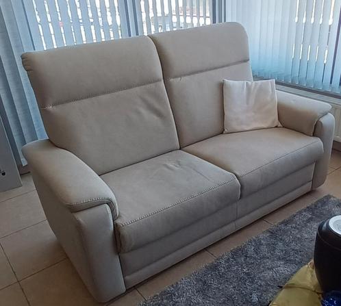 Beige 2-zit, Huis en Inrichting, Zetels | Zetels en Chaises Longues, Gebruikt, Ophalen