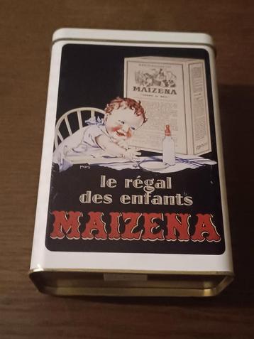 Boîte en étain vintage à base de fécule de maïs, Enlèvement ou Envoi, Comme neuf
