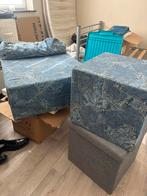 Fauteuil chauffeuse + pouf assorti neuf, Enlèvement, Neuf