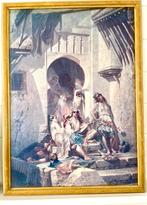 Kader Eugene delacroix de vrouwen van Algiers in hun vertrek, Antiek en Kunst, Ophalen of Verzenden