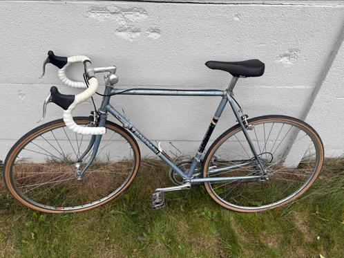 Thompson koersfiets - vintage herenfiets - grijs/blauw, Fietsen en Brommers, Fietsen | Heren | Sportfietsen en Toerfietsen, Nieuw