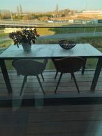 Tafel en 2 zeteltjes ., Tuin en Terras, Ophalen, Zo goed als nieuw