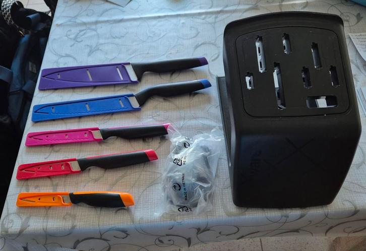 Tupperware messenset, Huis en Inrichting, Keuken | Tupperware, Ophalen of Verzenden