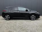 Nissan Leaf Tekna 40kWh l BOSE l LEER l 360° Camera l, Auto's, Stof, Gebruikt, 110 kW, Zwart