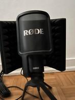 Micro RODE USB + Réducteur bruit, Muziek en Instrumenten, Microfoons, Studiomicrofoon, Zo goed als nieuw