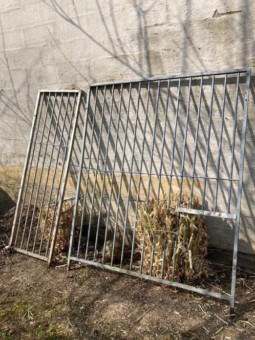 Hondenren voor buiten bestaand uit 7stukken, Dieren en Toebehoren, Hondenhokken, Gebruikt, Hondenhok, 100 cm of meer, 110 cm of meer