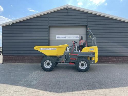 TE HUUR Neuson DW 60 Dumper met roterende kiepbak 3,5 kuub, Zakelijke goederen, Machines en Bouw | Transport