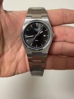 Tissot PRX zwart (Replica), Handtassen en Accessoires, Staal, Staal, Polshorloge, Zo goed als nieuw