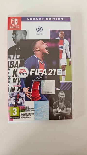 Fifa 21 inclusief boekje, nitendo switch game beschikbaar voor biedingen