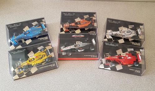 Miniaturen F1 Minichamps 1:43, Hobby en Vrije tijd, Modelauto's | 1:43, Zo goed als nieuw, MiniChamps, Ophalen of Verzenden