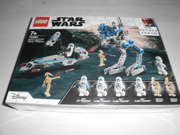 LEGO  501st Legion Clone Troopers (75280), Kinderen en Baby's, Speelgoed | Duplo en Lego, Nieuw, Lego, Complete set, Ophalen of Verzenden