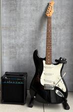 Elektrische gitaar met versterker, Muziek en Instrumenten, Ophalen, Gebruikt, Met versterker