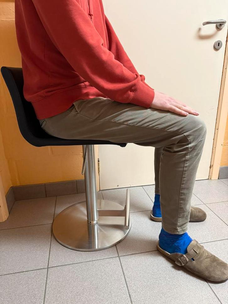 Stoel, Huis en Inrichting, Stoelen, Twee, Leer, Metaal, Zwart, Ophalen